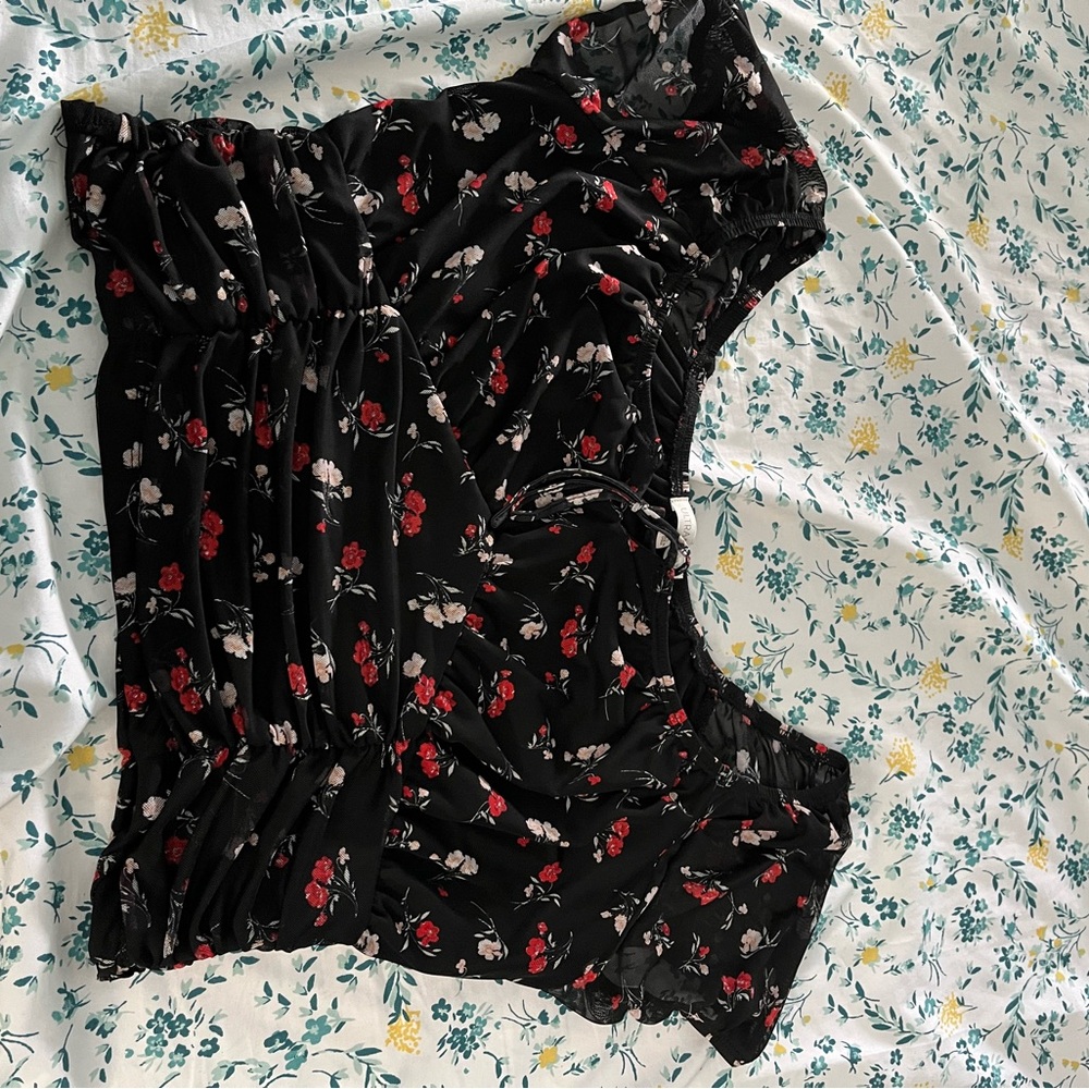 Floral crop top